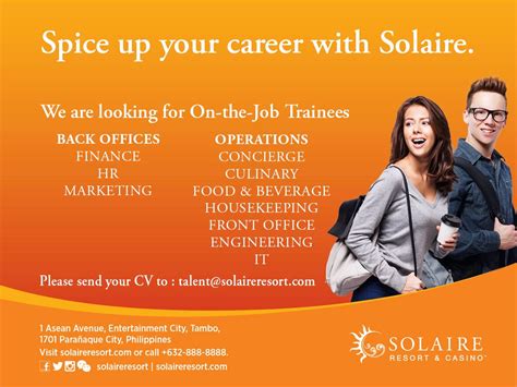 Hiring Solaire Work, Jobs .